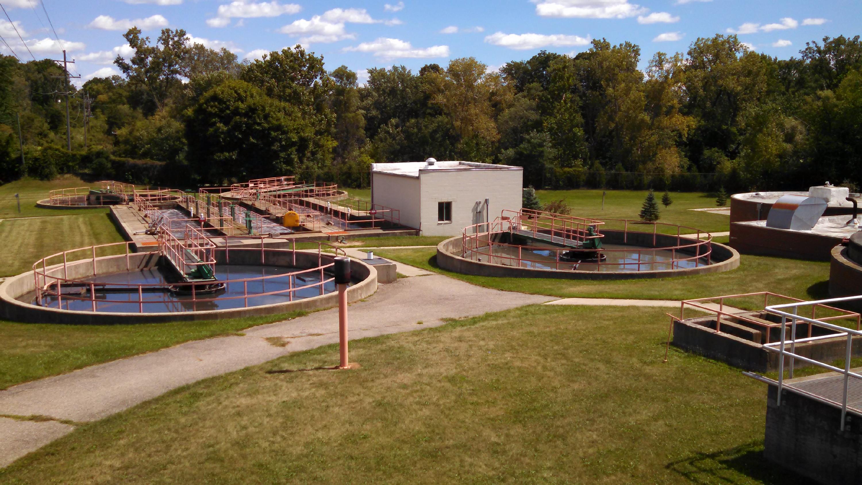 Flushing Activated Sludge Plant